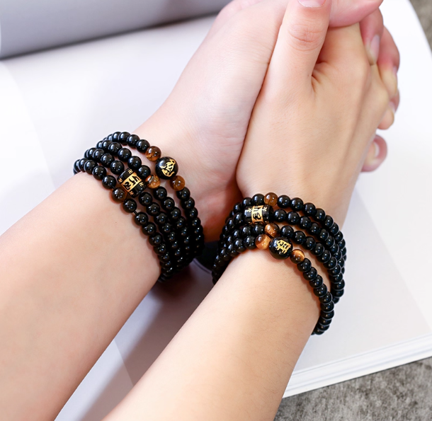 🏆Flash Sale⚡ Lucky Bracelet, Obsidian Bracelet Multi-Circle Couple Bracelet Personalized Hand Jewelry